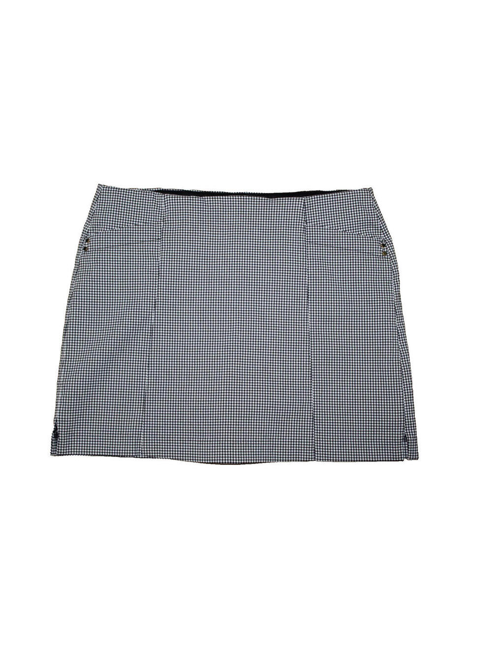 NEW Attyre New York Casual Women Pull On Skort Skirt With Shorts 12 Petite NWOT